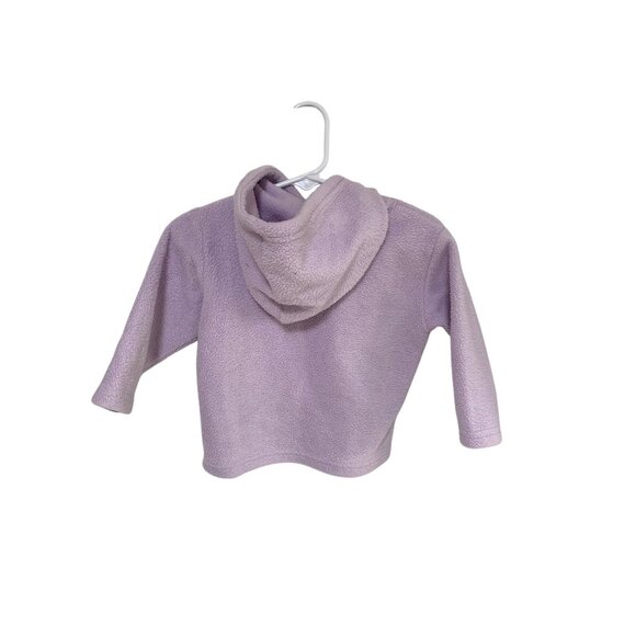 Old Navy Girls Infant Baby Size 12 18 Months Pull On Sweatshirt Hoodie Lilac Pur - Picture 3 of 3